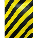 Satin Striped - Yellow & Black
