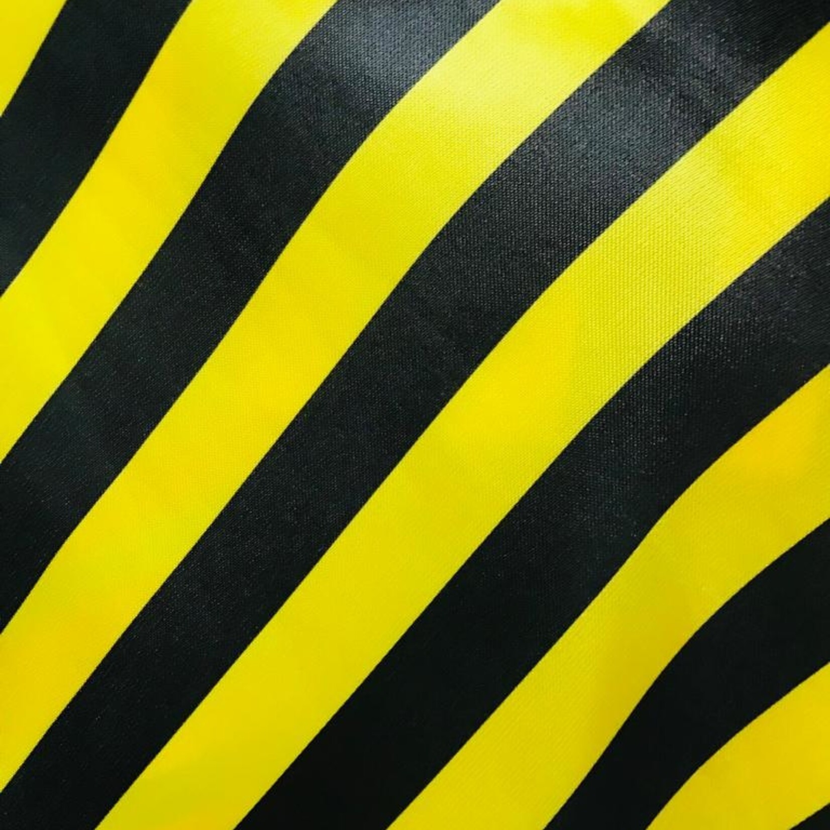 Satin Polyester 58 - 60 Inches Striped - Yellow & Black