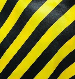 Satin Striped - Yellow & Black