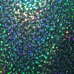 Tricot Lame Sparkle/Dots 45 Inches Turquoise