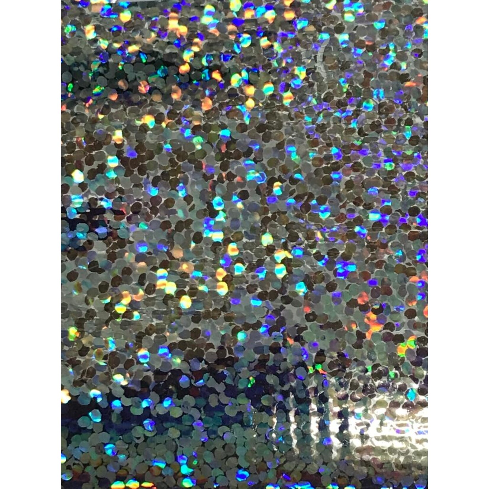 Tricot Lame Sparkle/Dots 45 Inches Silver