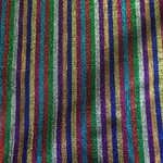 Metallic Stripe Lame - Multi
