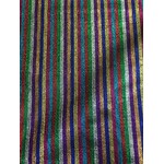 Metallic Stripe Lame - Multi