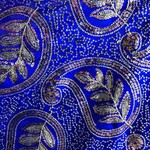 Sequin Brocade Lame - Royal Blue