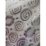 Floral Pattern 2 Brocade Lame - Silver #208