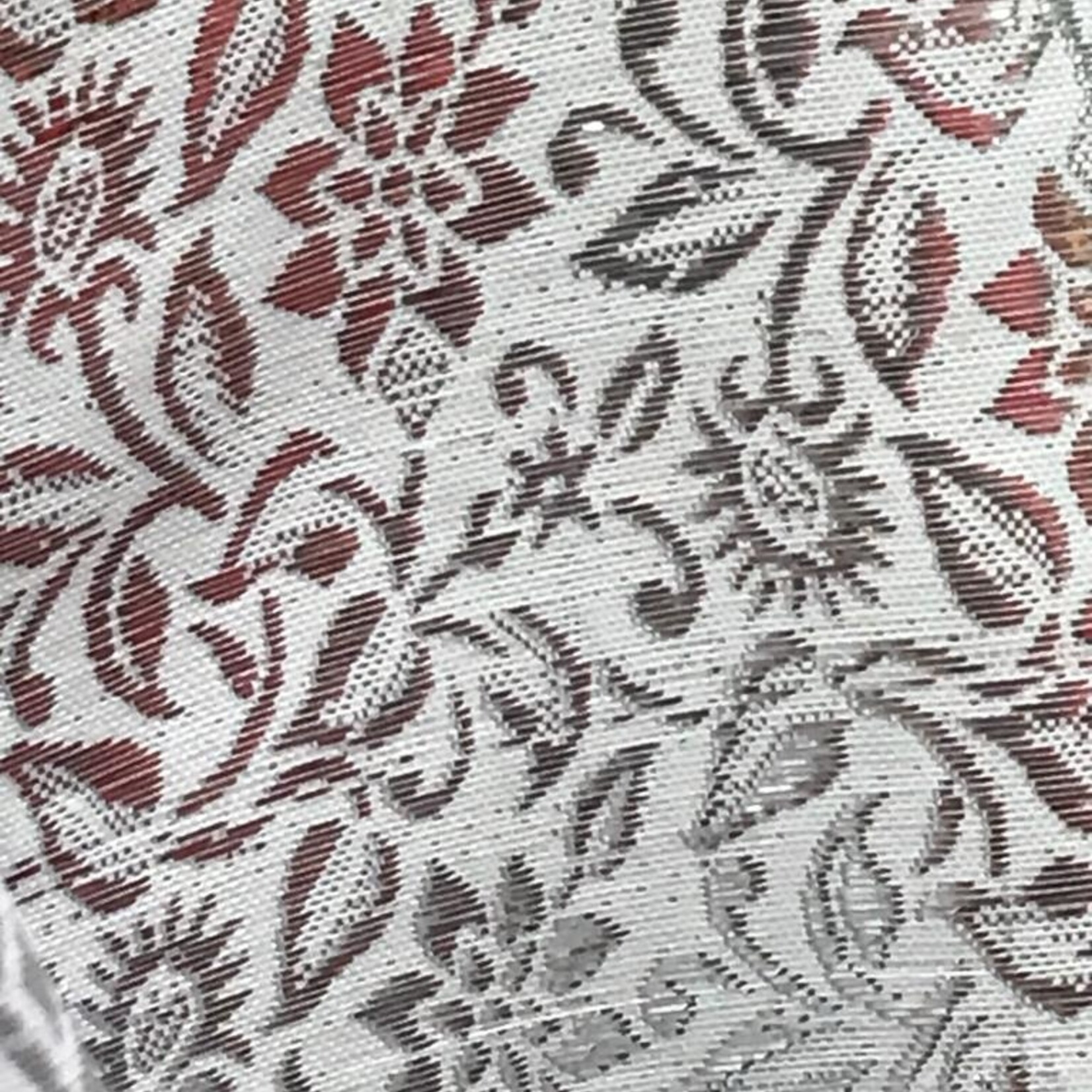 Floral Pattern 1 Brocade Lame - Silver #205