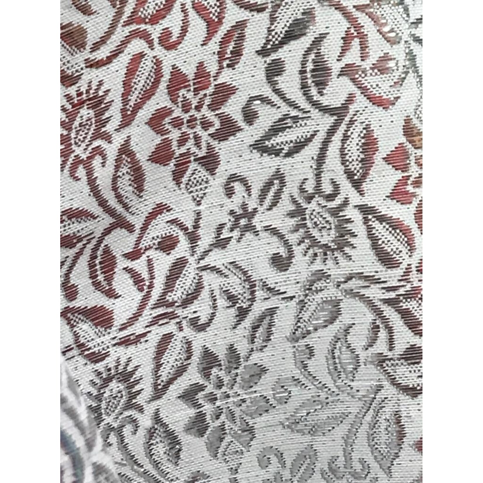 Floral Pattern 1 Brocade Lame - Silver #205