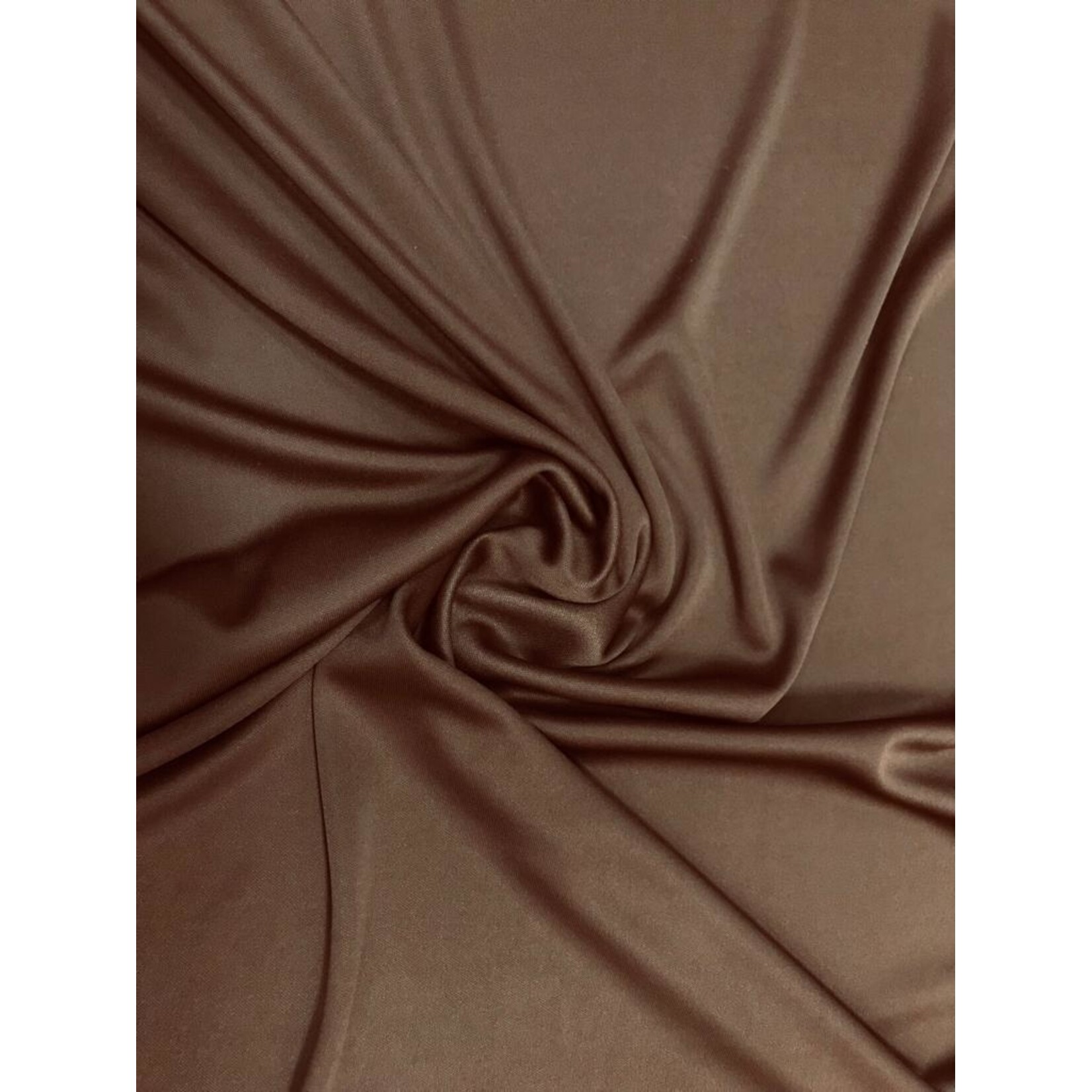 Plain Quiana 60 Inches Chocolate Brown