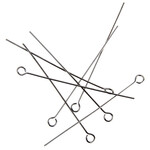 Eye Pins (12pcs) Gunmetal 2 Inch 24ga(.020)