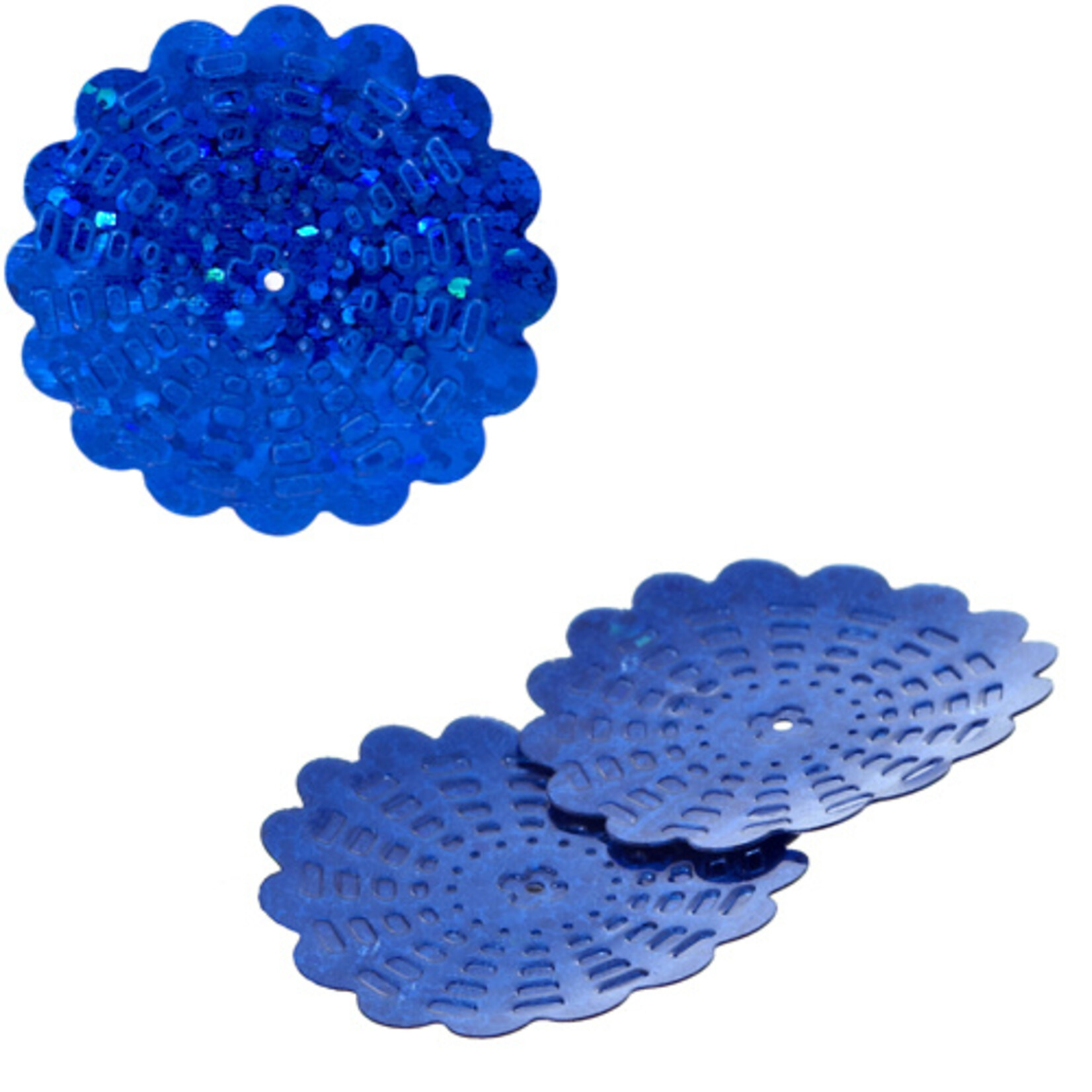 Sequins Hologram 29mm With Hole Flower (100 grams)