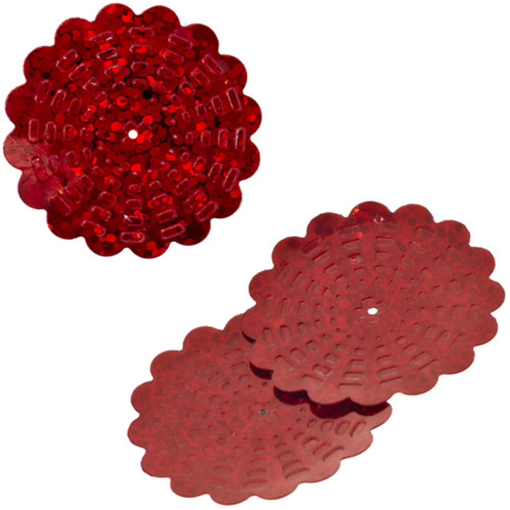 Sequins Hologram 29mm With Hole Flower (100 grams)