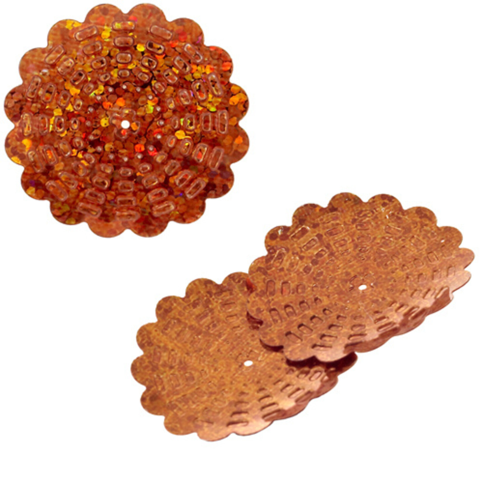 Sequins Hologram 29mm With Hole Flower (100 grams)