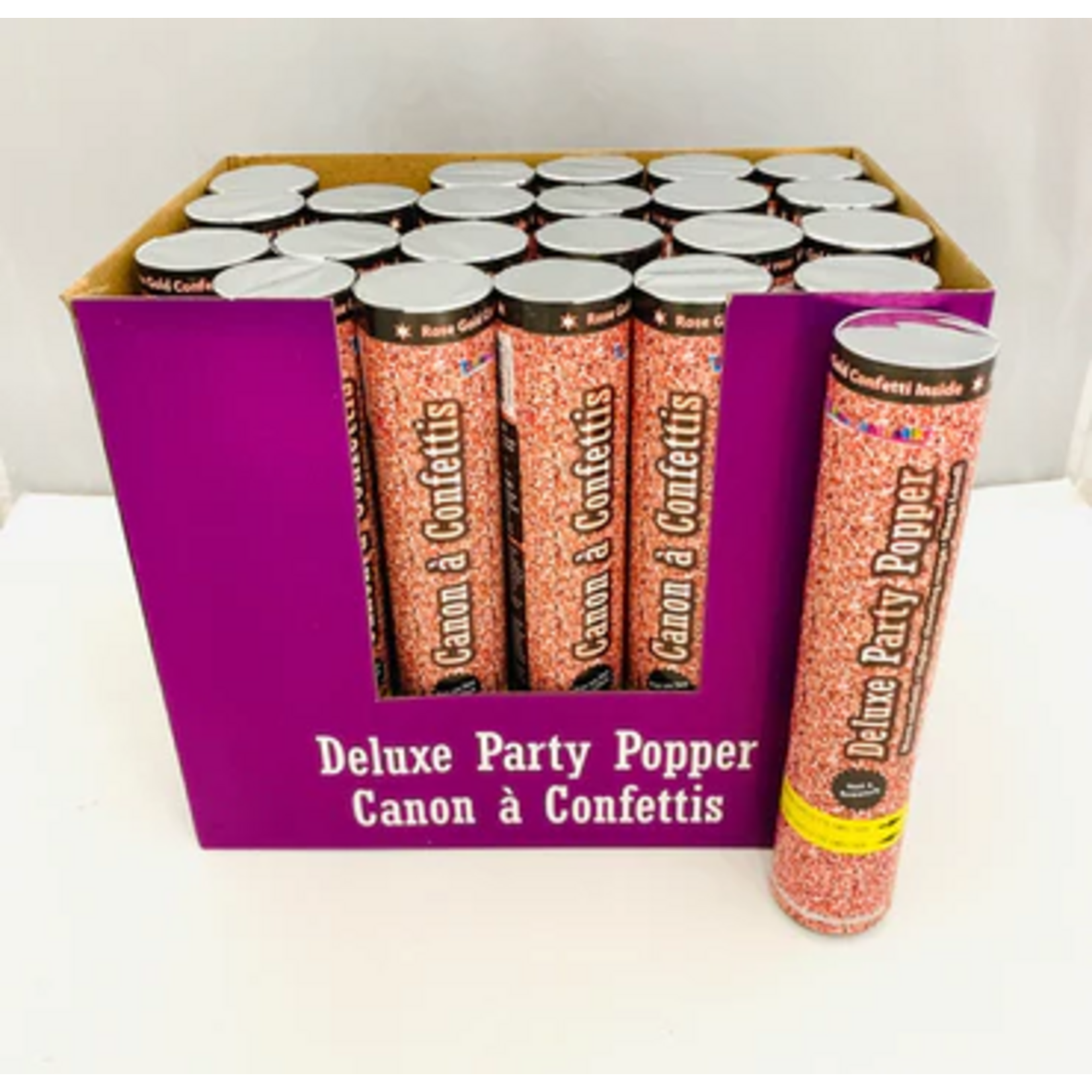 Party Popper Large Outdoor - Rose Gold