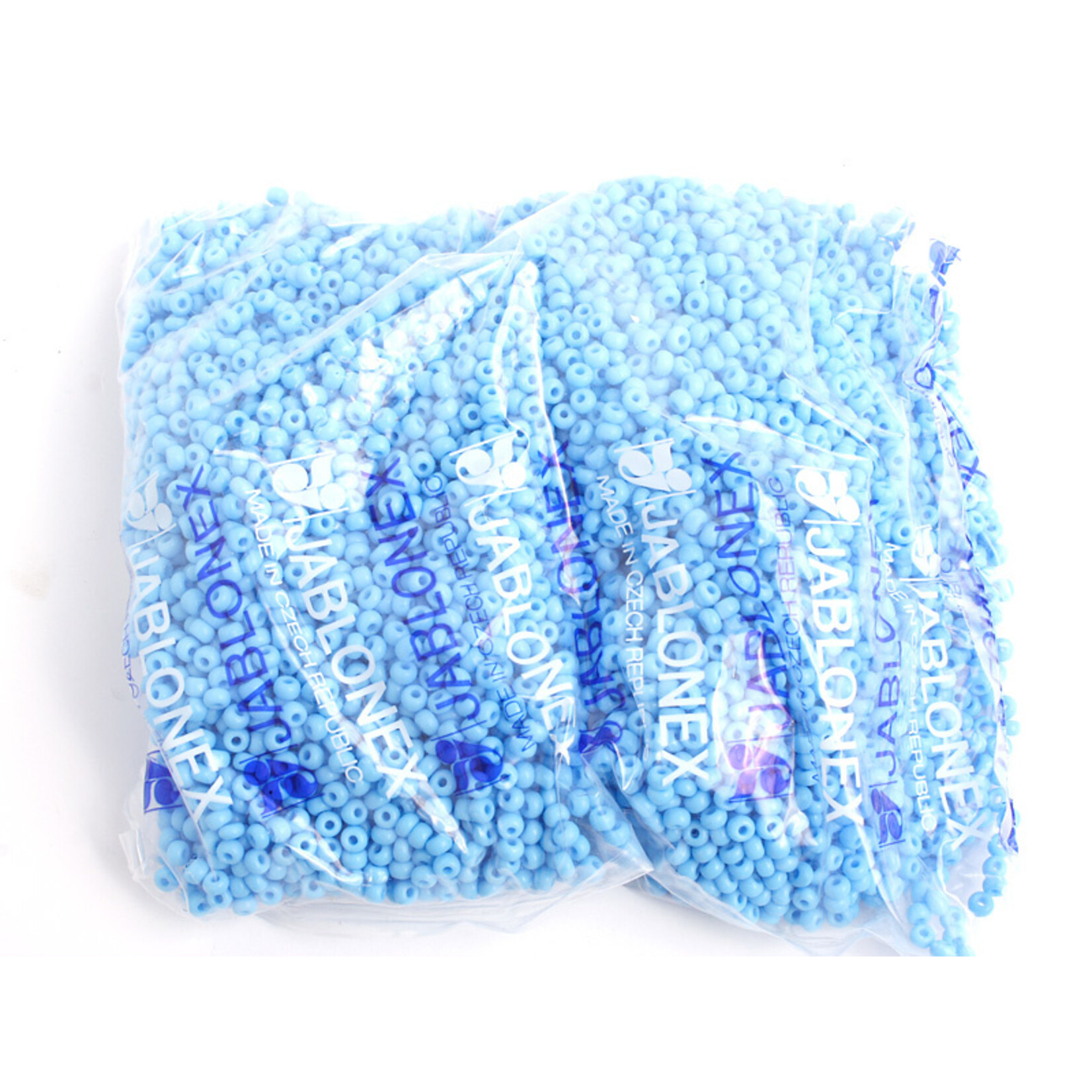 Ponybead  (500 grams) 6/0 Opaque Light Blue