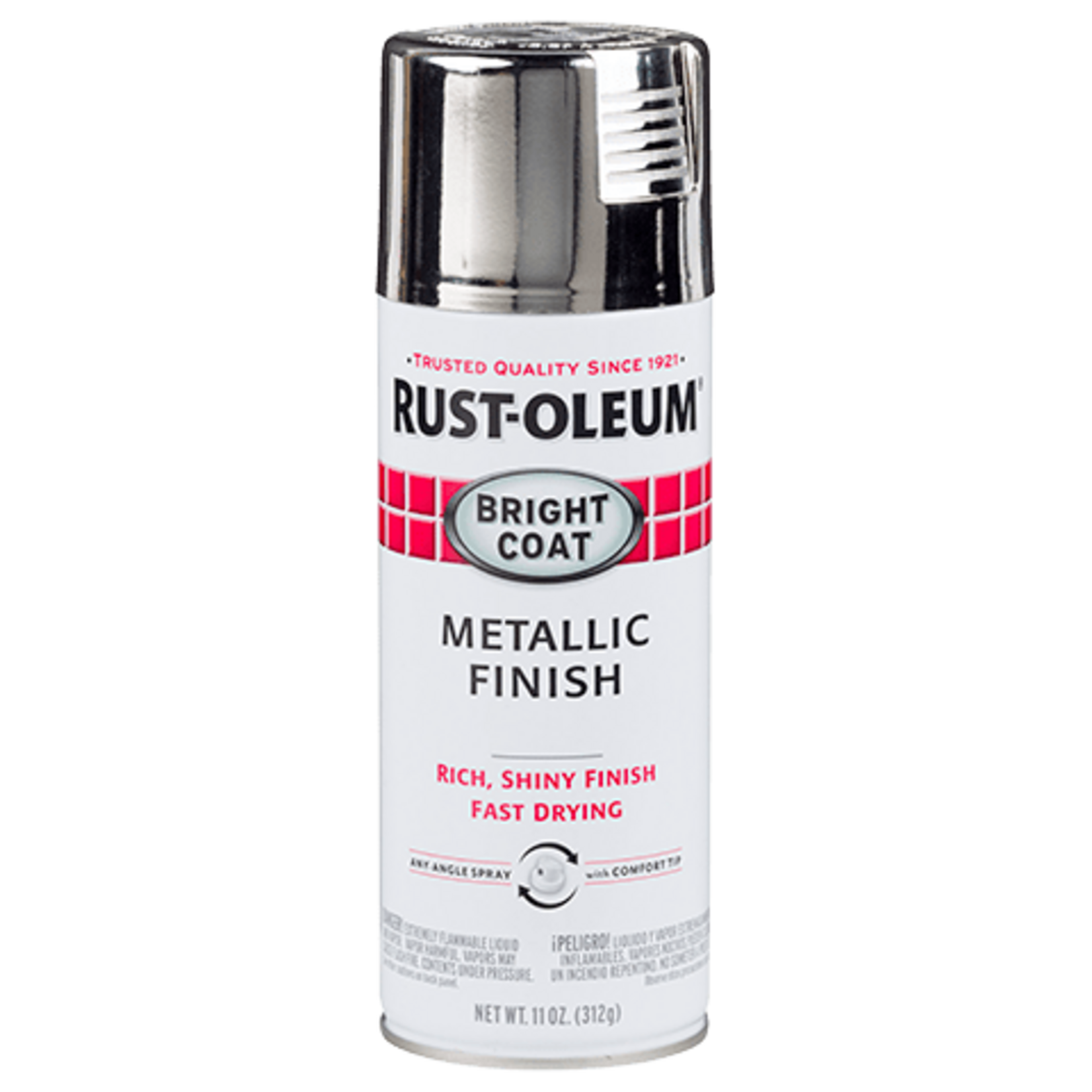 Rustoleum Specialty Spray Paint 11oz Bright Coat Metallic Finish Chrome