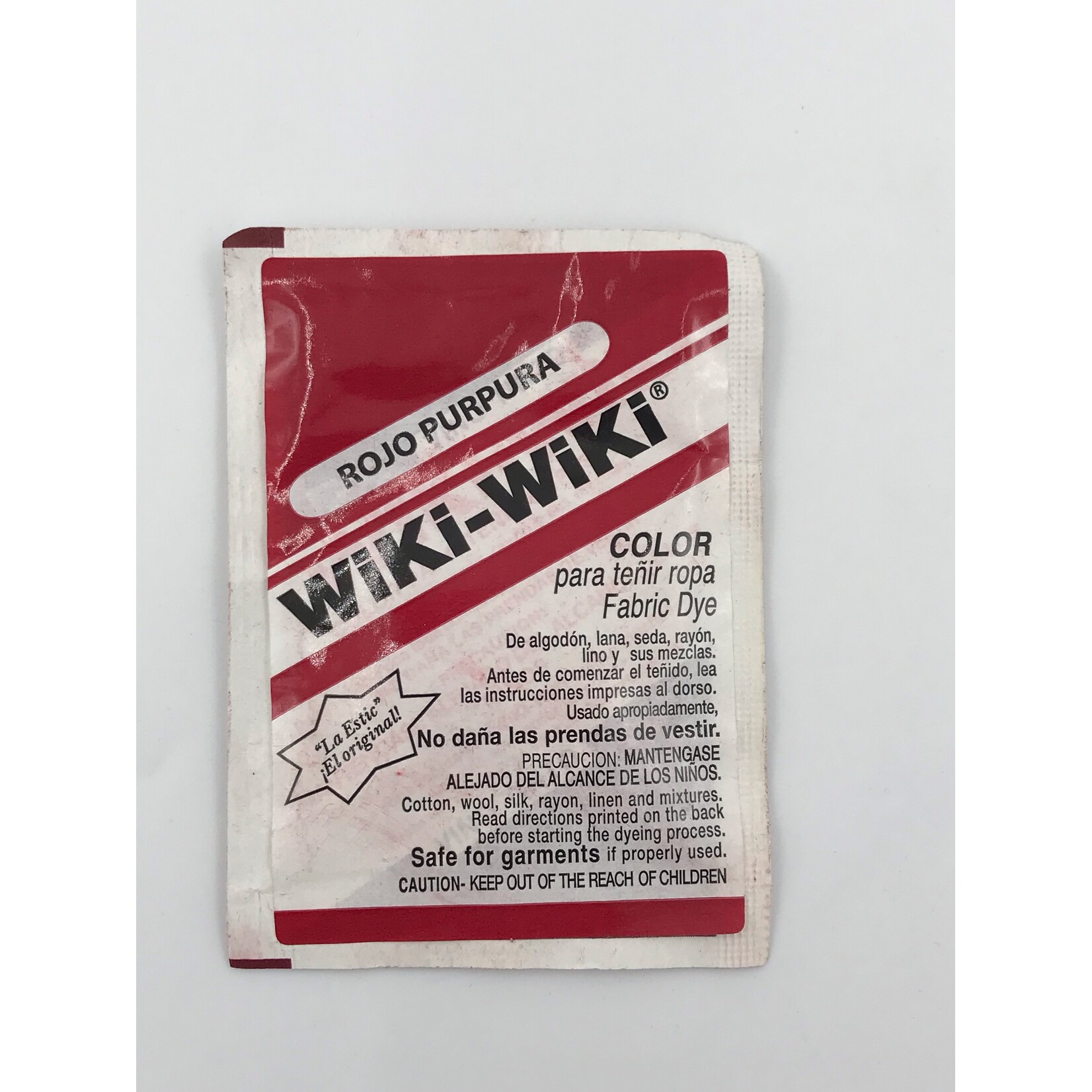 Wiki-Wiki Fabric Dye Purple Red