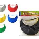 Foam Sun Visors 7" 1pc - Asst Colors