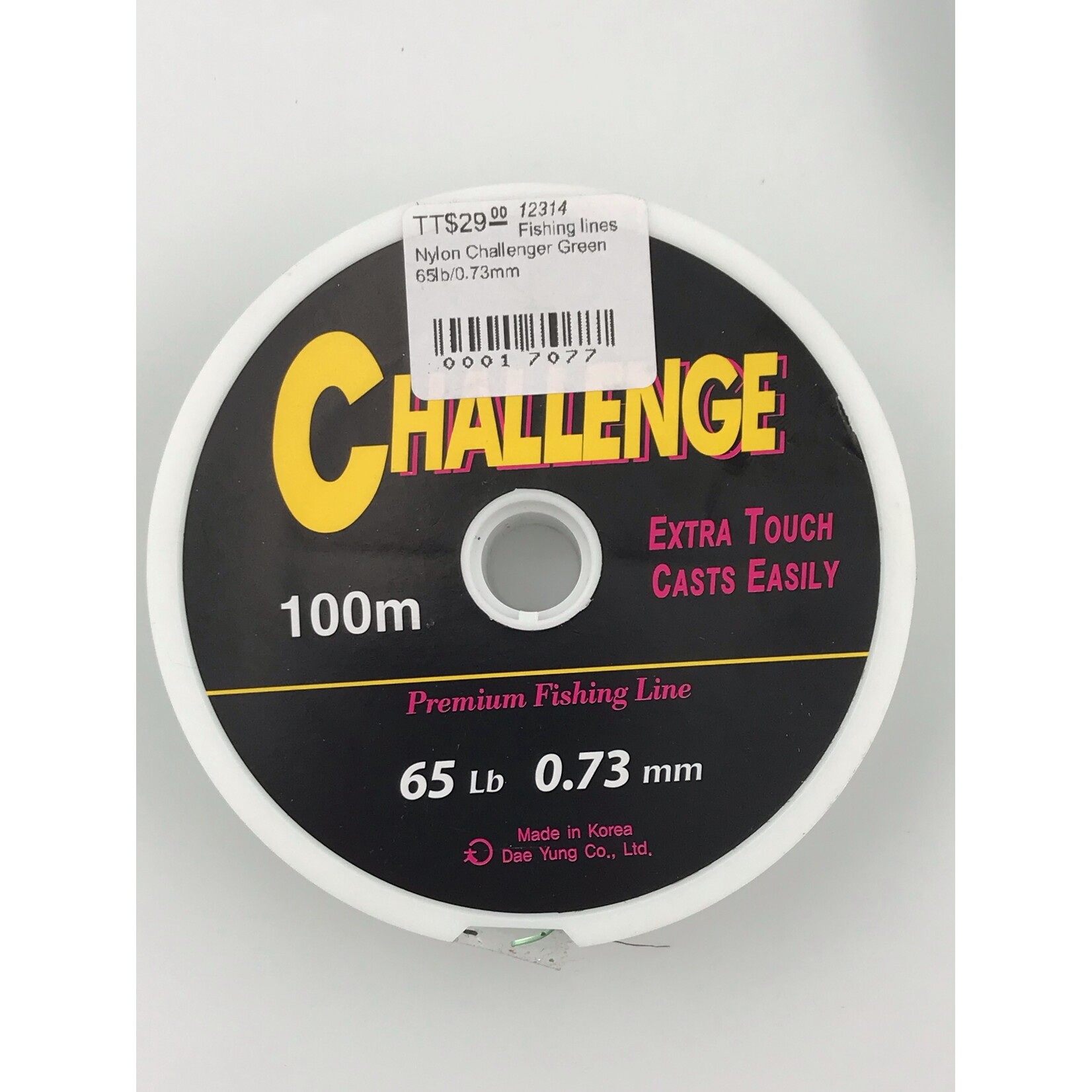 Fishing lines Nylon Challenger Green 65lb/0.73mm
