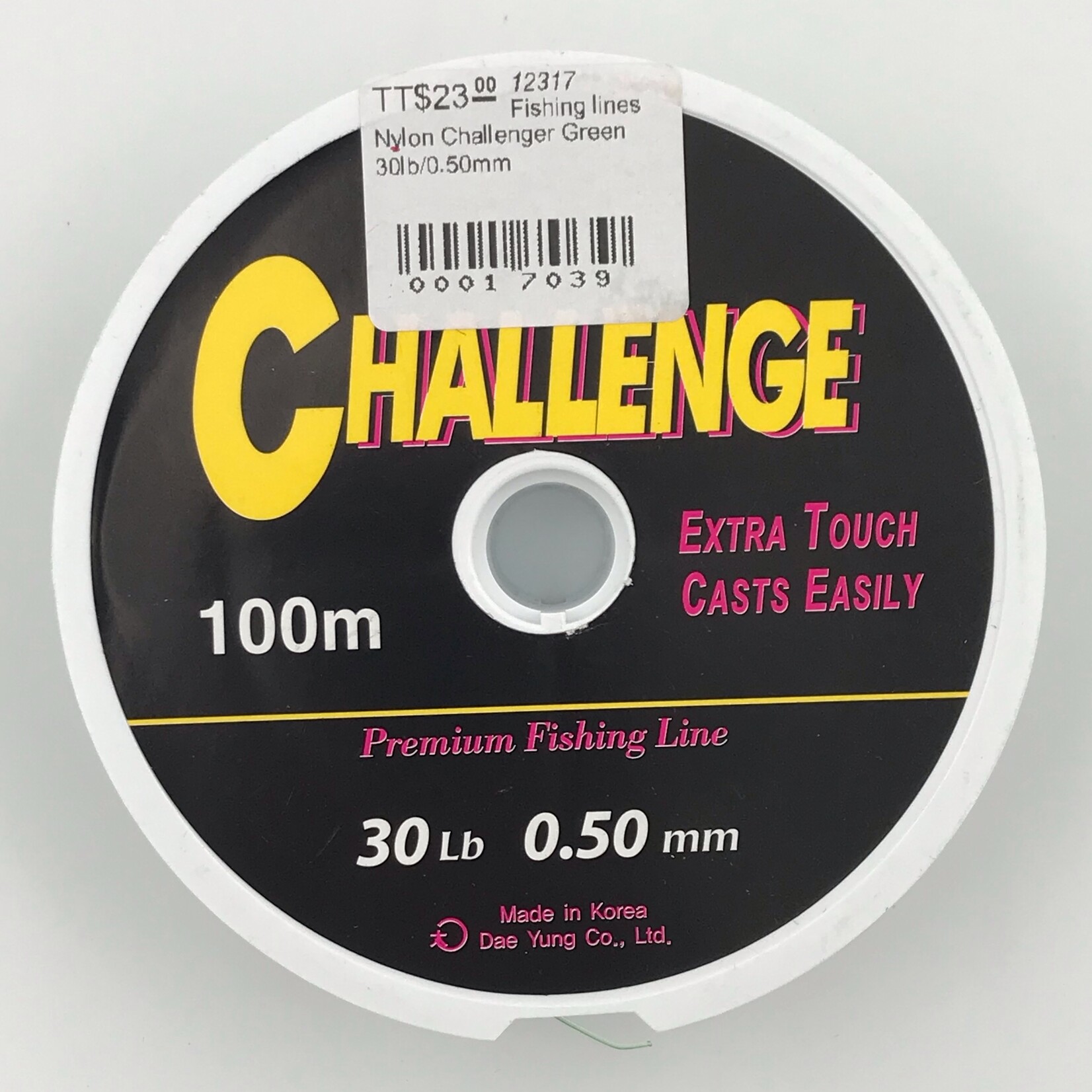 Fishing lines Nylon Challenger Green 30lb/0.50mm