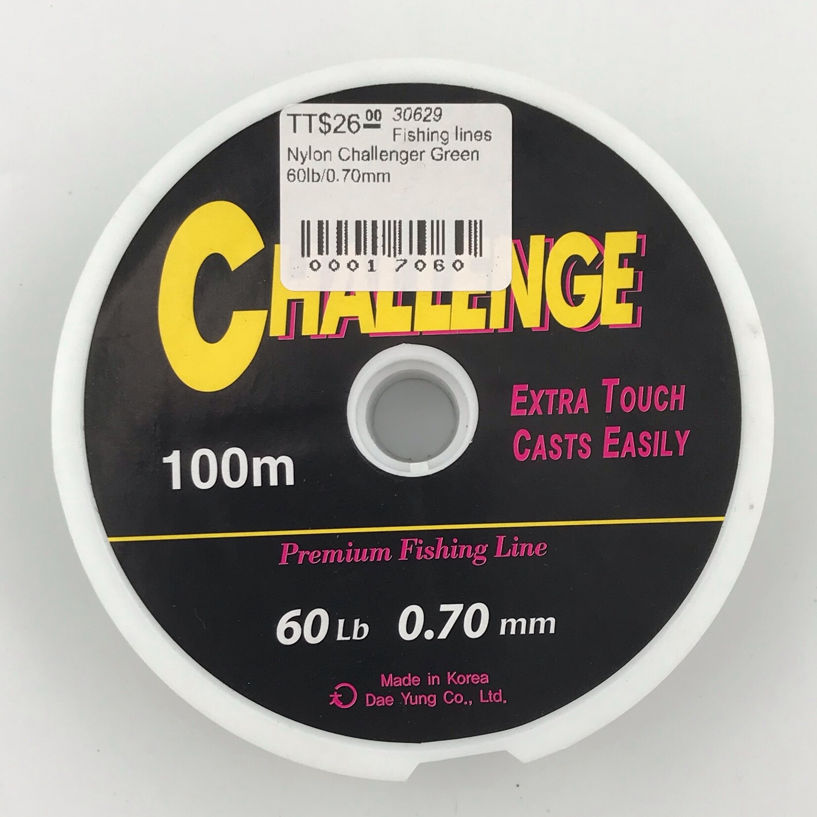 Fishing lines Nylon Challenger Green 60lb/0.70mm
