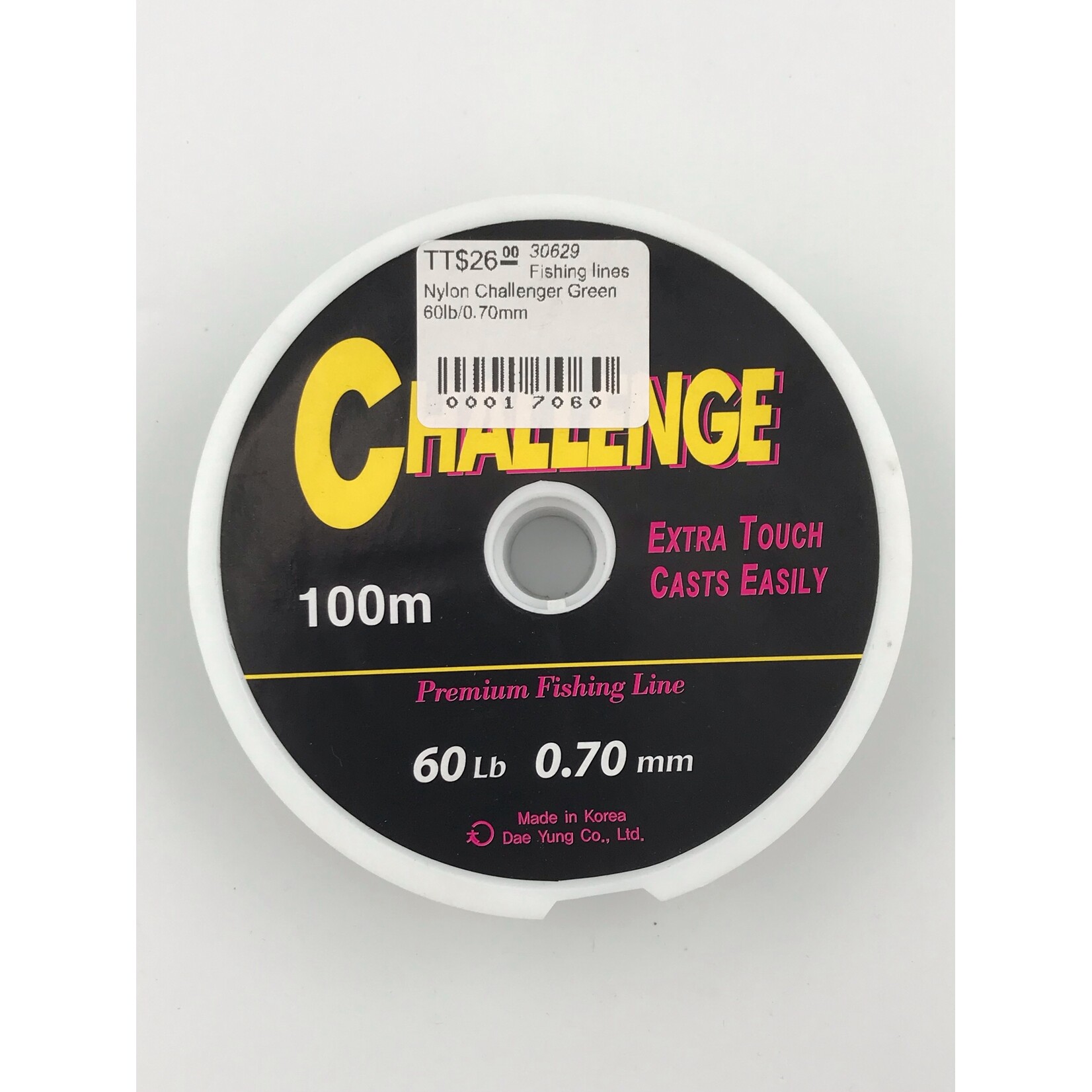 Fishing lines Nylon Challenger Green 60lb/0.70mm