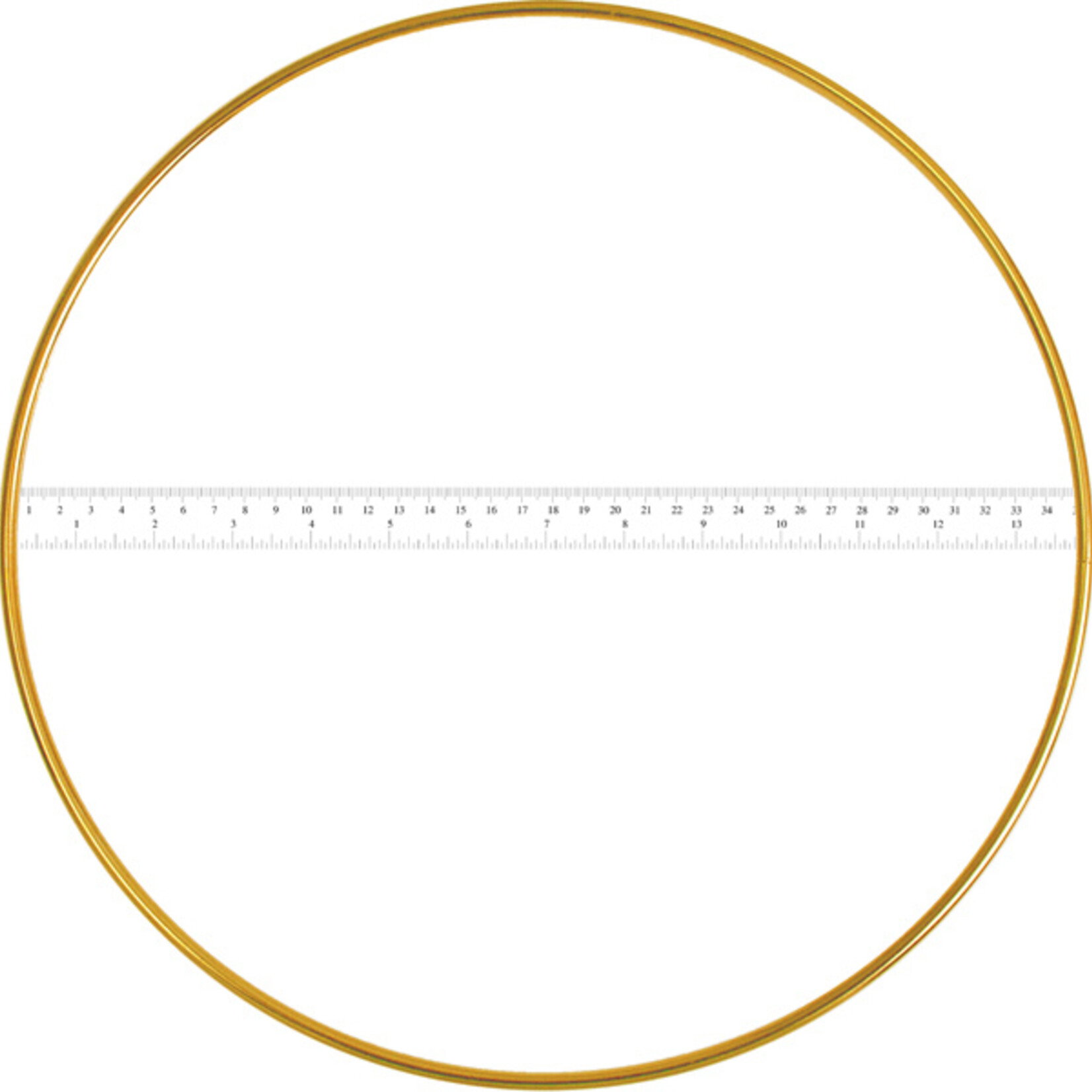 Metal Rings Brass 14 inch (10pcs)