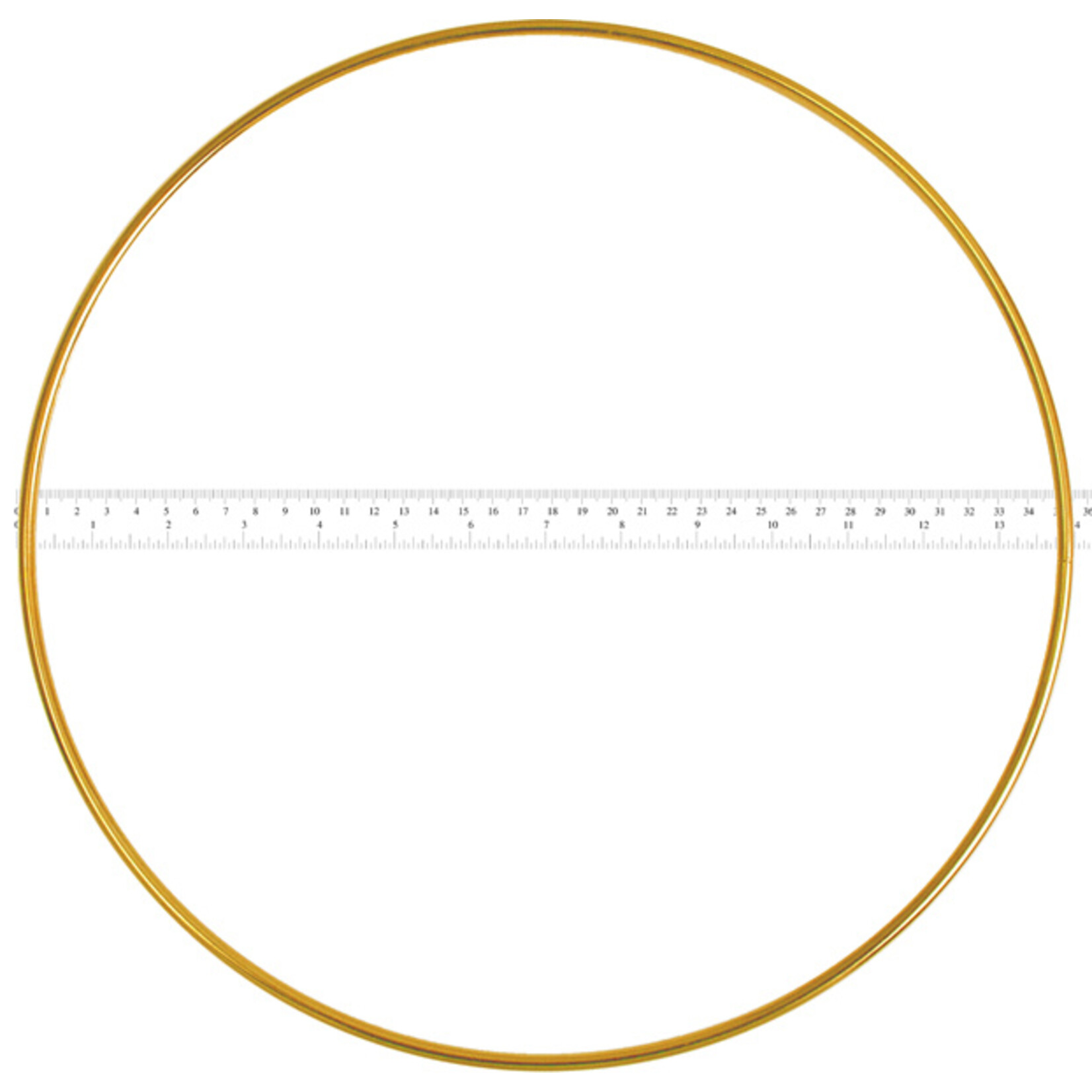 Metal Rings Brass 14 inch (10pcs)