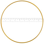 Metal Rings Brass 9 inch (Each)