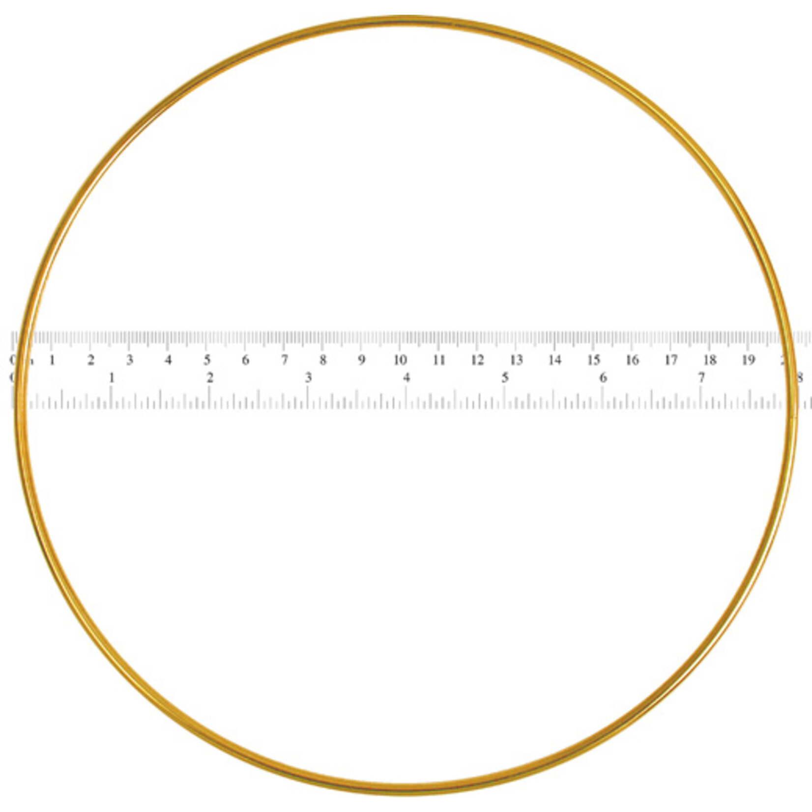 Metal Rings Brass 8 inch (25pcs)