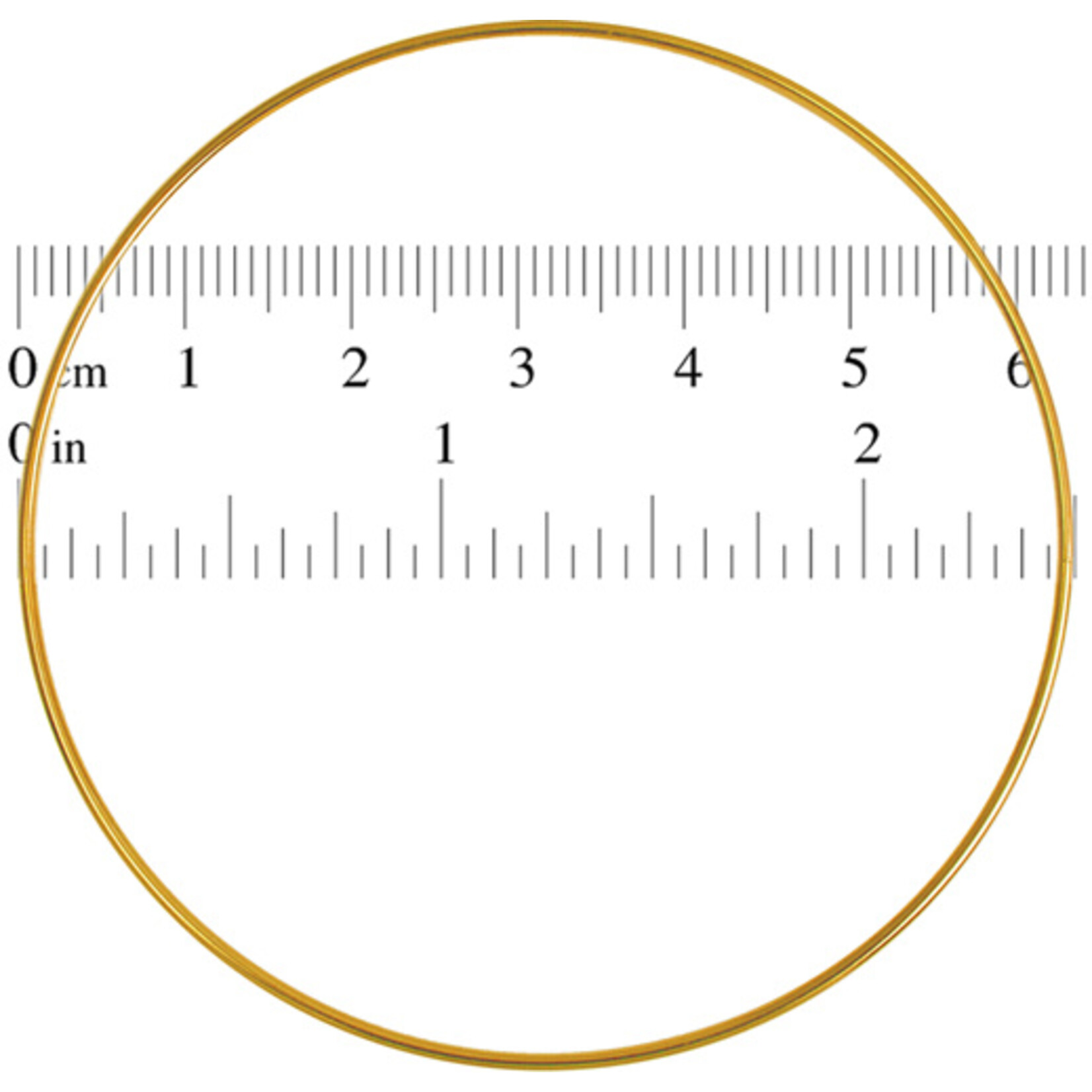 Metal Rings Brass 2.5 inch (100pcs)