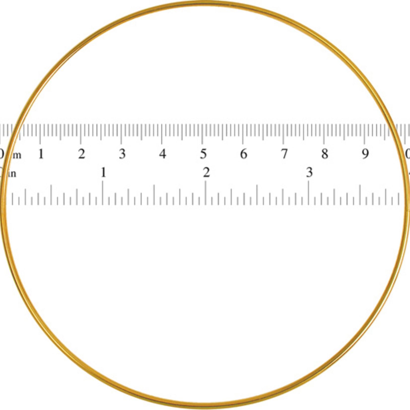 Metal Rings Brass 4 inch (100pcs)