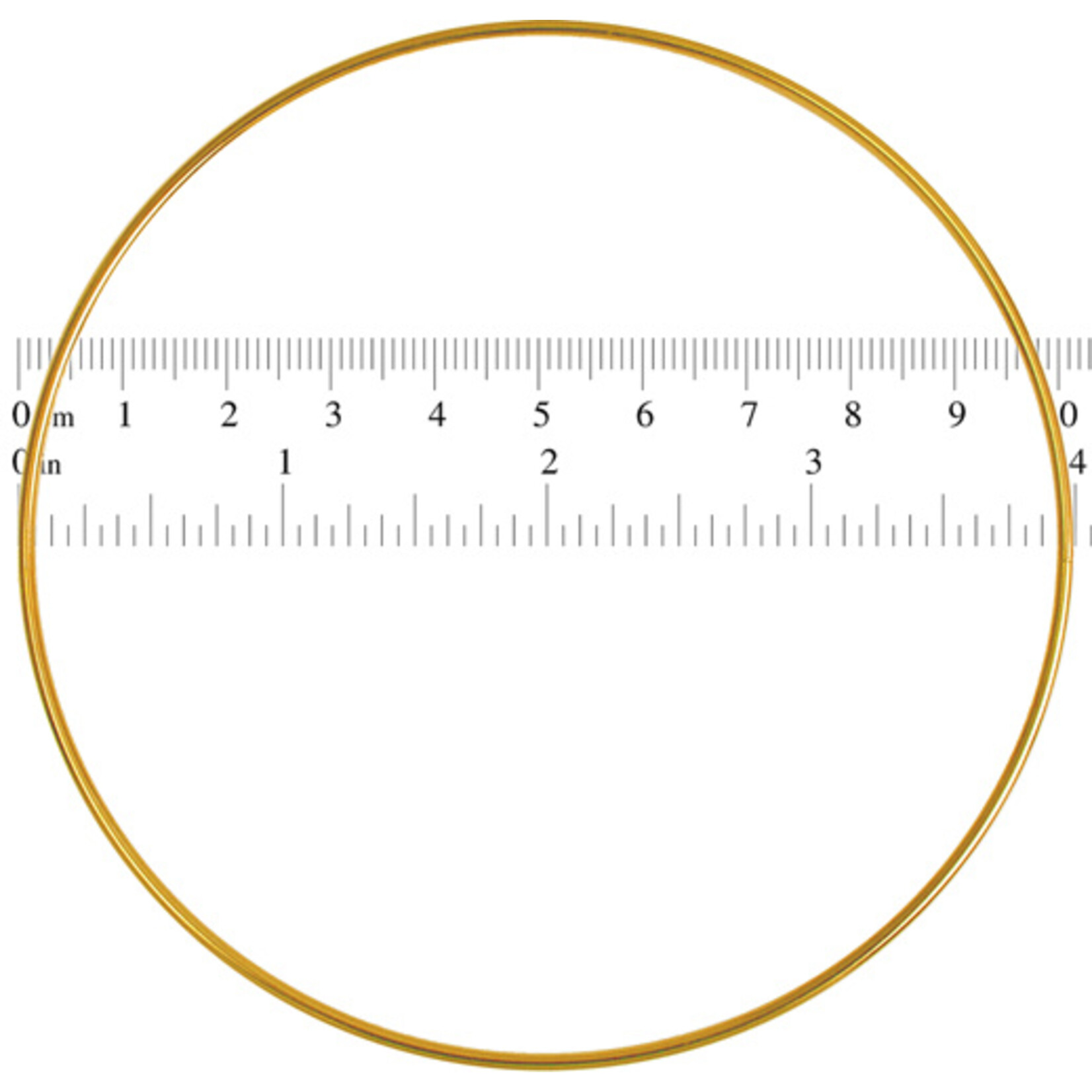 Metal Rings Brass 4 inch (100pcs)