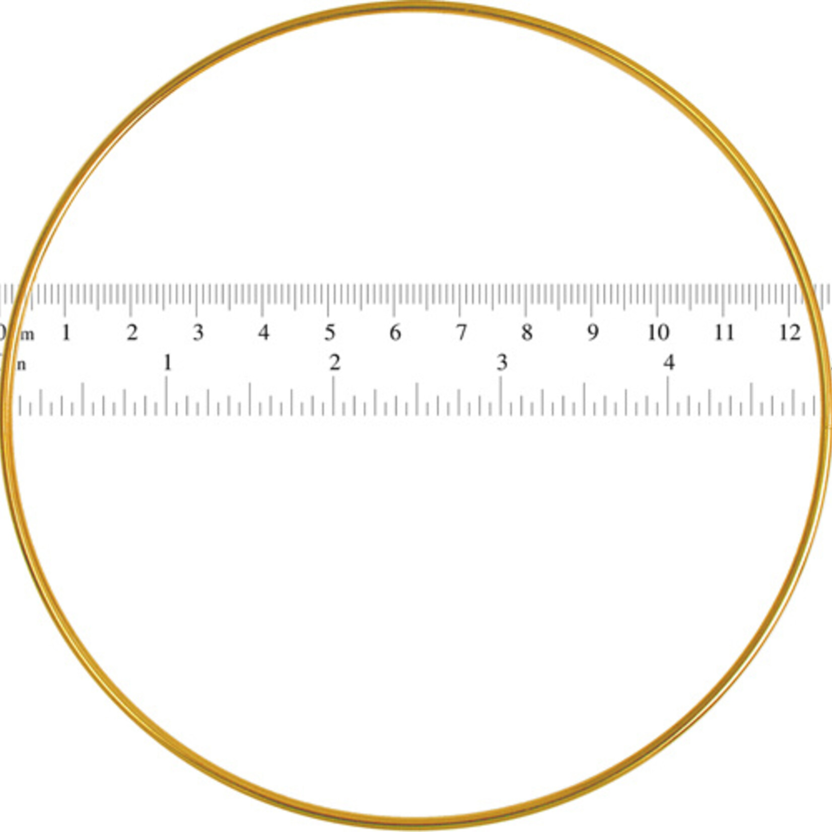 Metal Rings Brass 5 inch (100pcs)