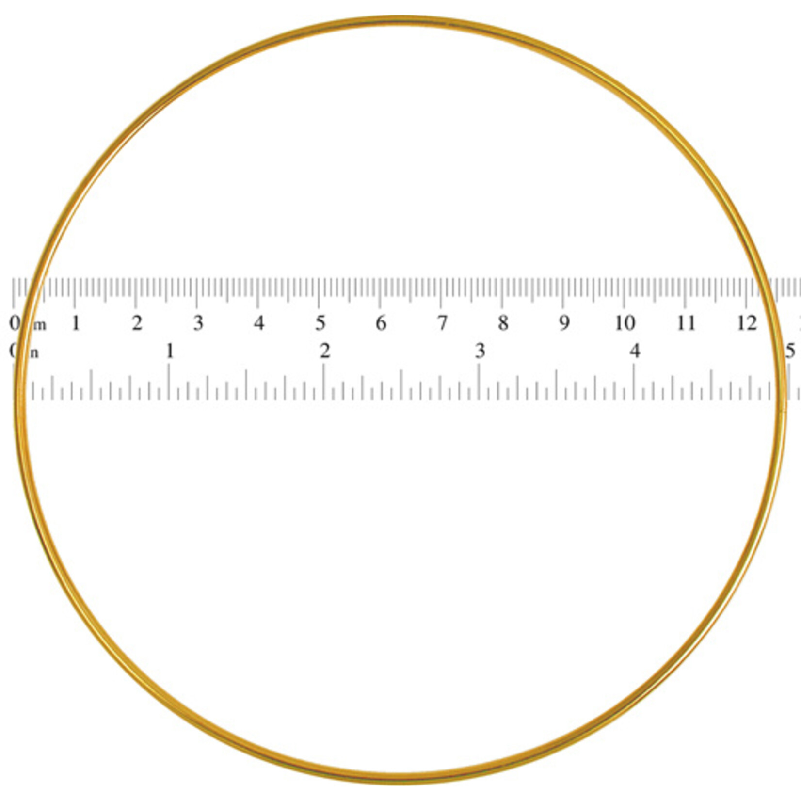 Metal Rings Brass 5 inch (100pcs)