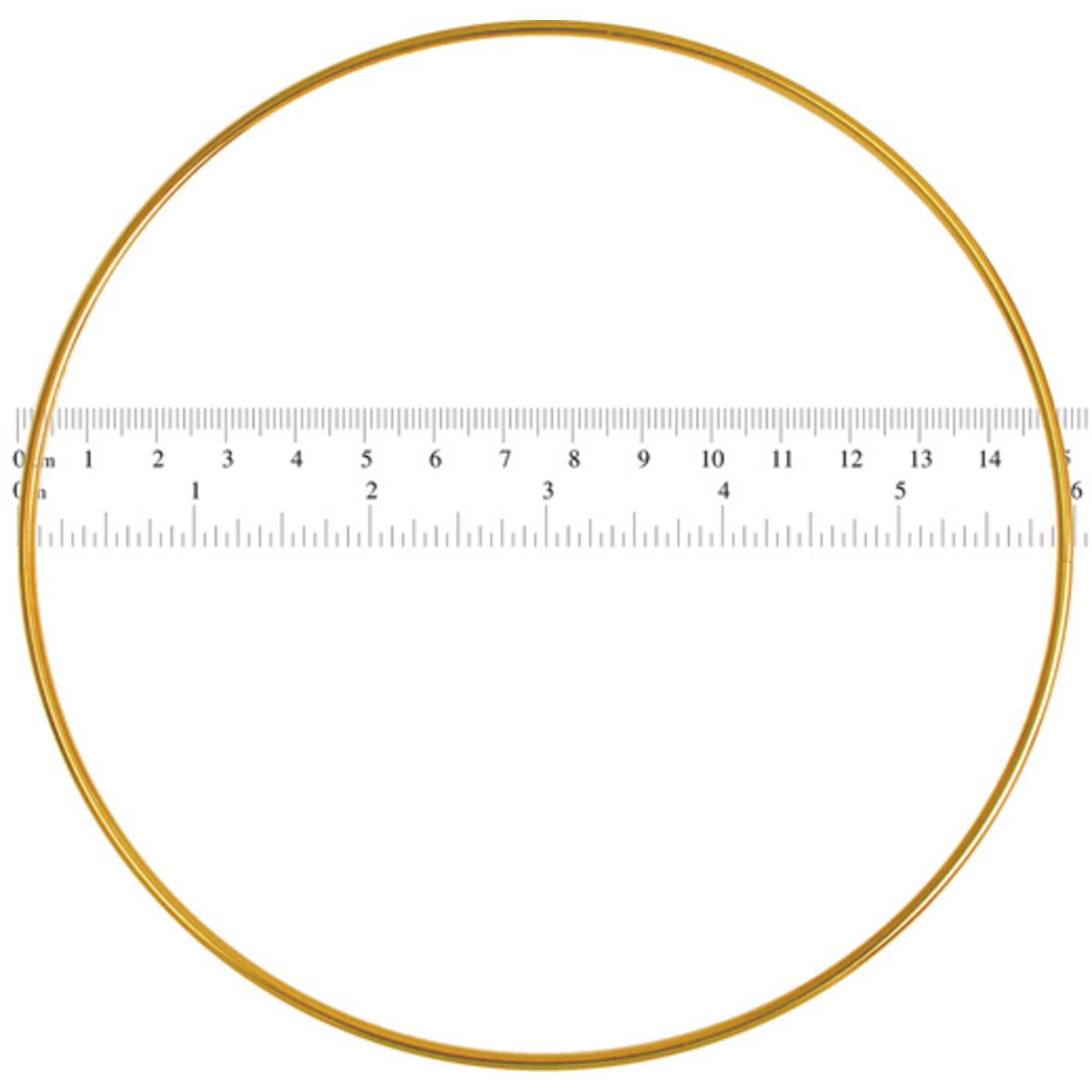 Metal Rings Brass 6 inch (100pcs)