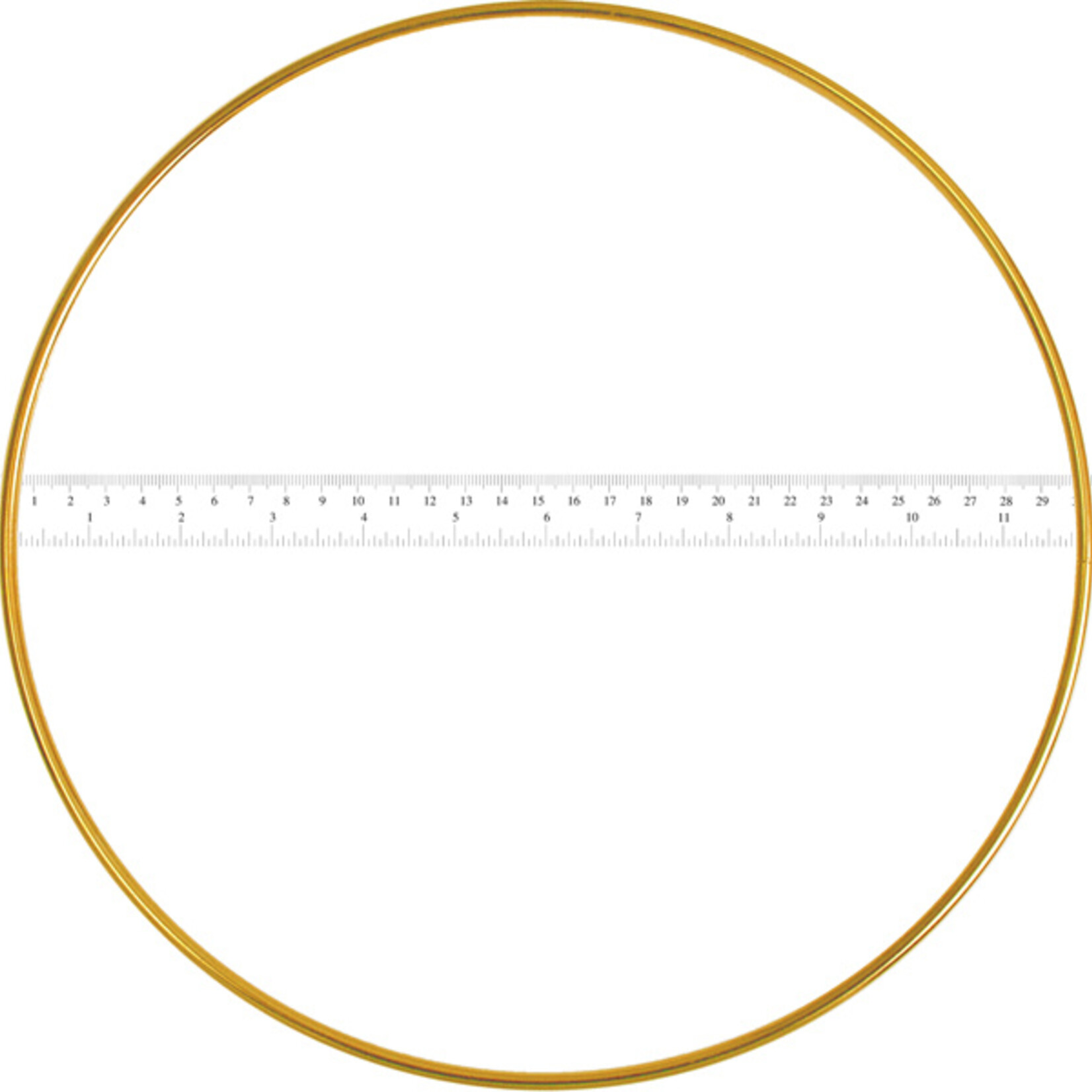 Metal Rings Brass 12 inch (25pcs)