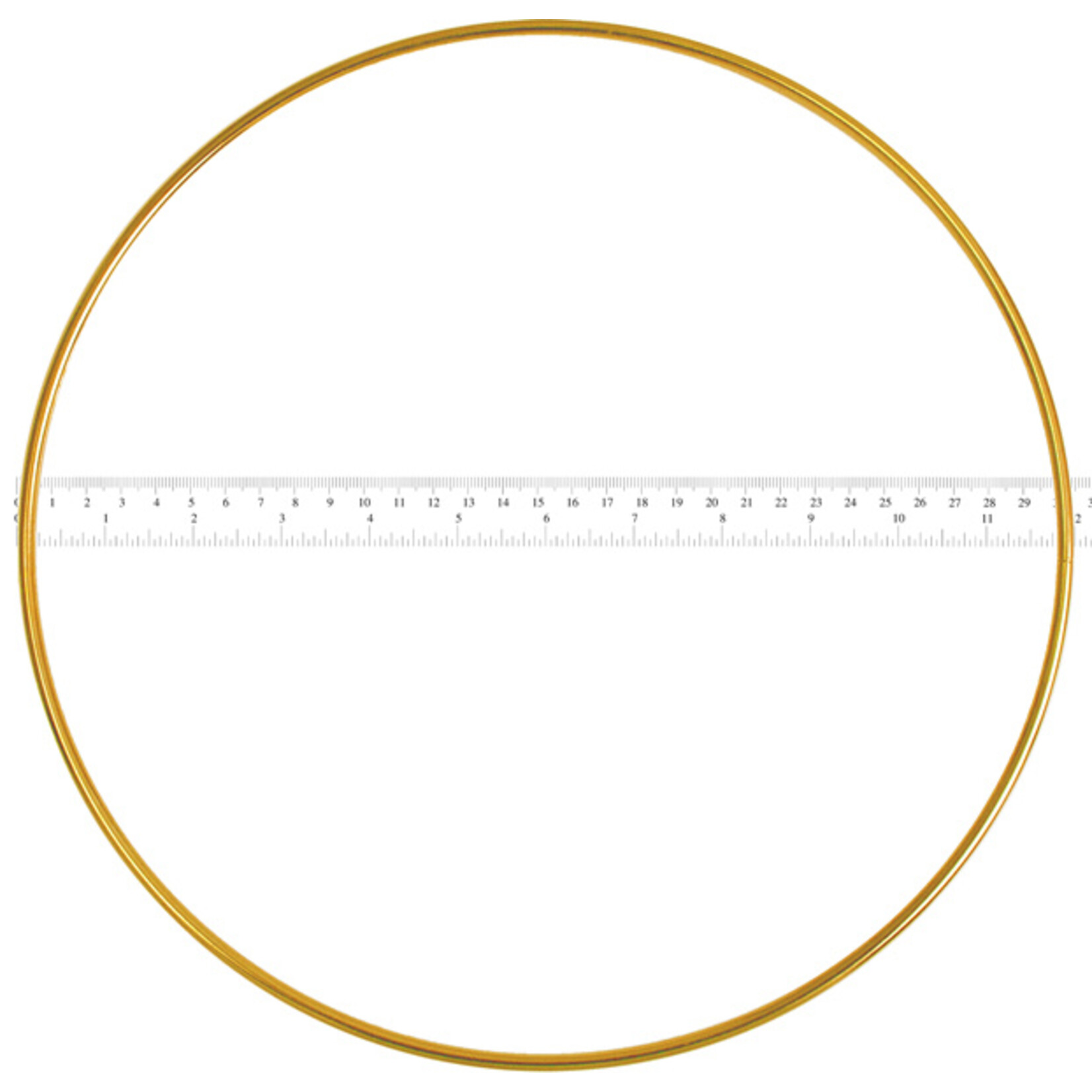 Metal Rings Brass 12 inch (25pcs)