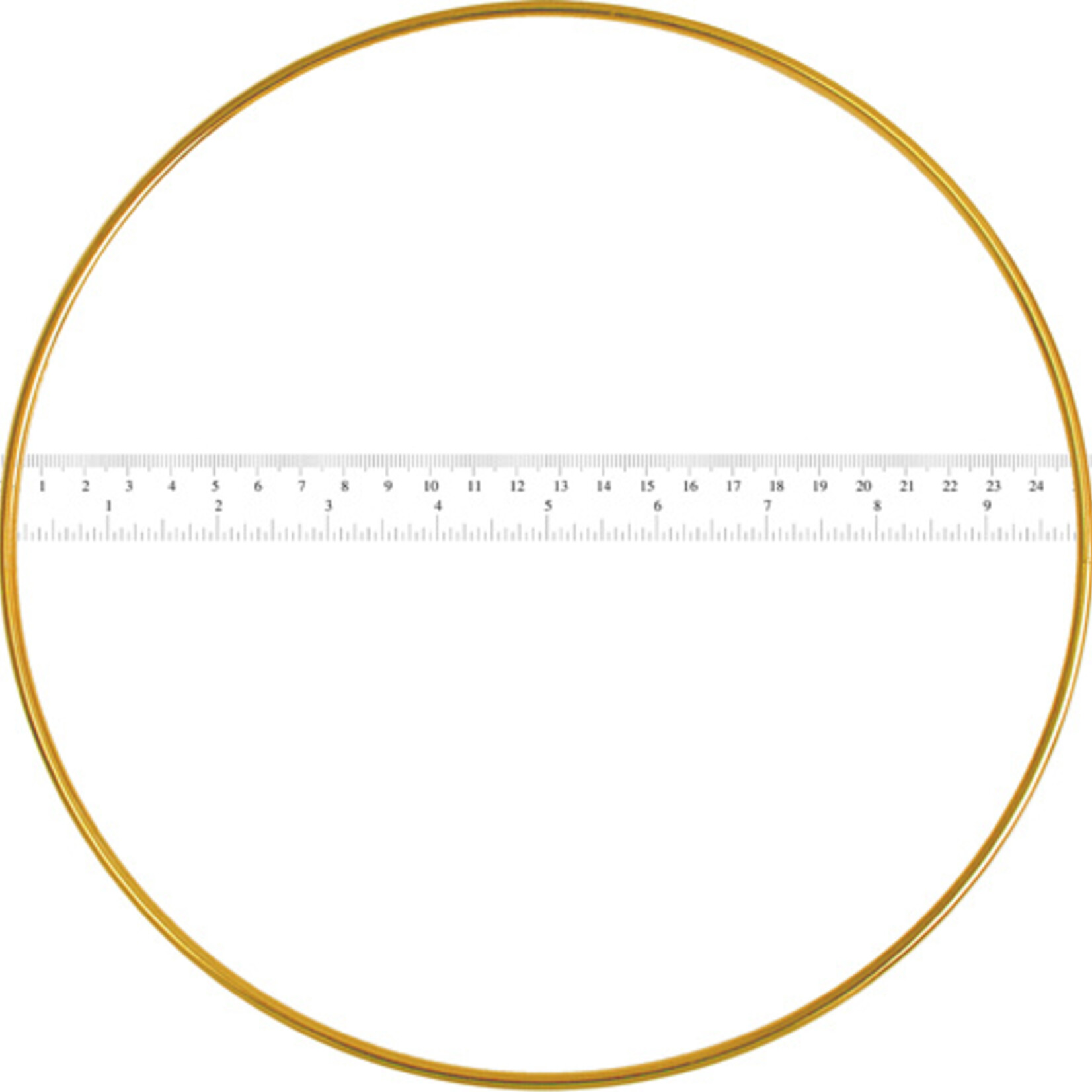 Metal Rings Brass 10 inch (25pcs)