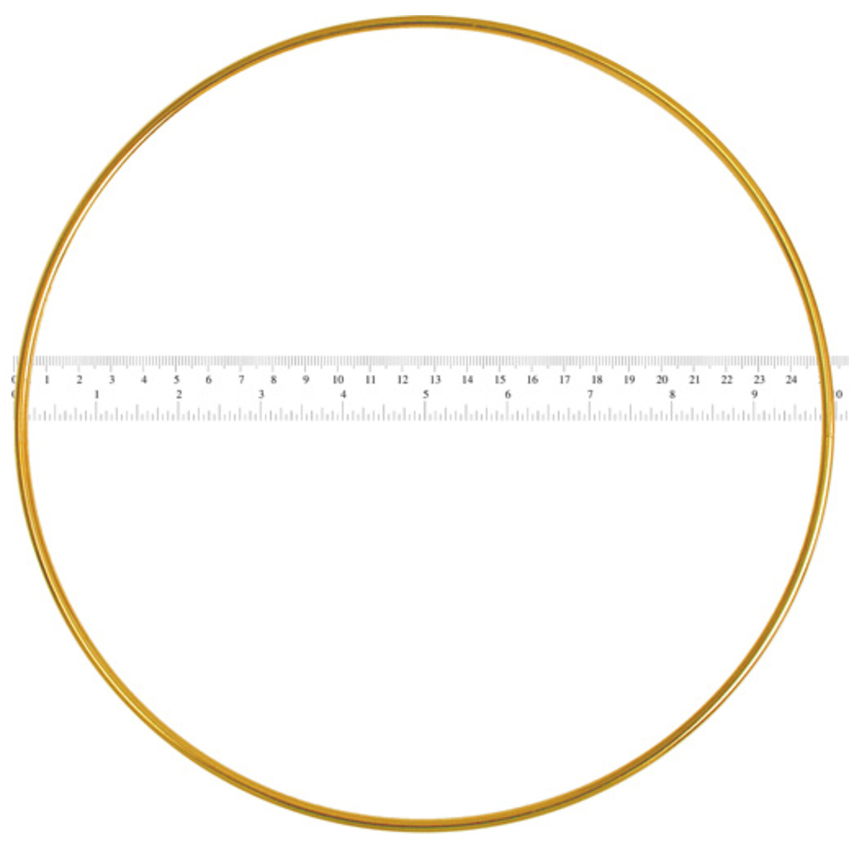 Metal Rings Brass 10 inch (10pcs)