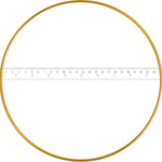 Metal Rings Brass 10 inches (Each)