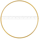 Metal Rings Brass 10 inches (Each)