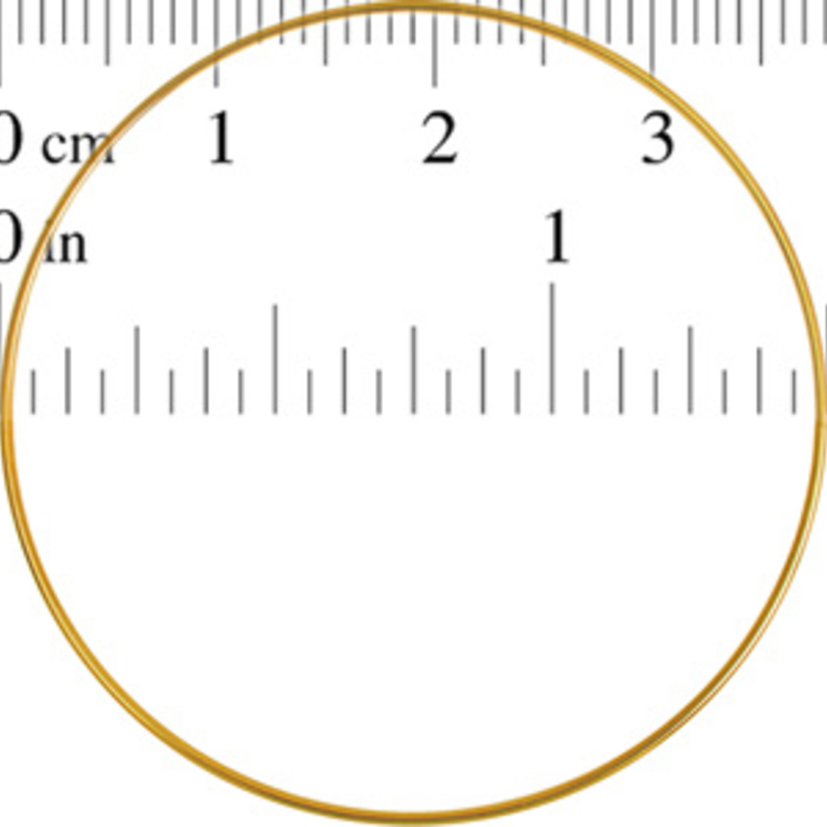 Metal Rings Brass 1.25 inch (100pcs)
