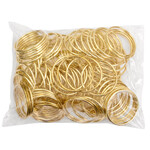 Metal Rings Brass 1.5 inch (100pcs)