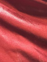 Metallic Spandex - Brick Red