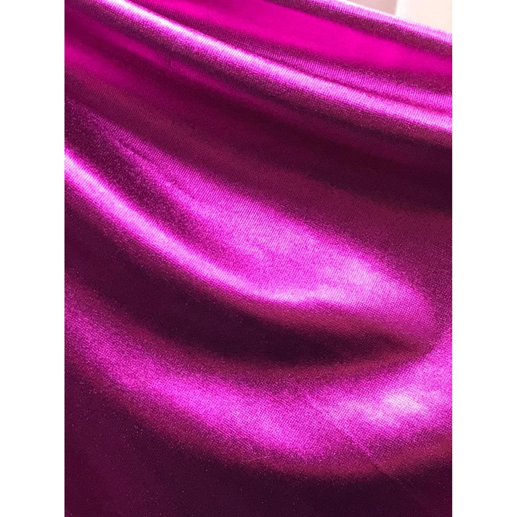 Metallic Spandex - Plum