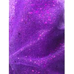 Glitter Mesh Non-stretch 58-60 Inches - Purple