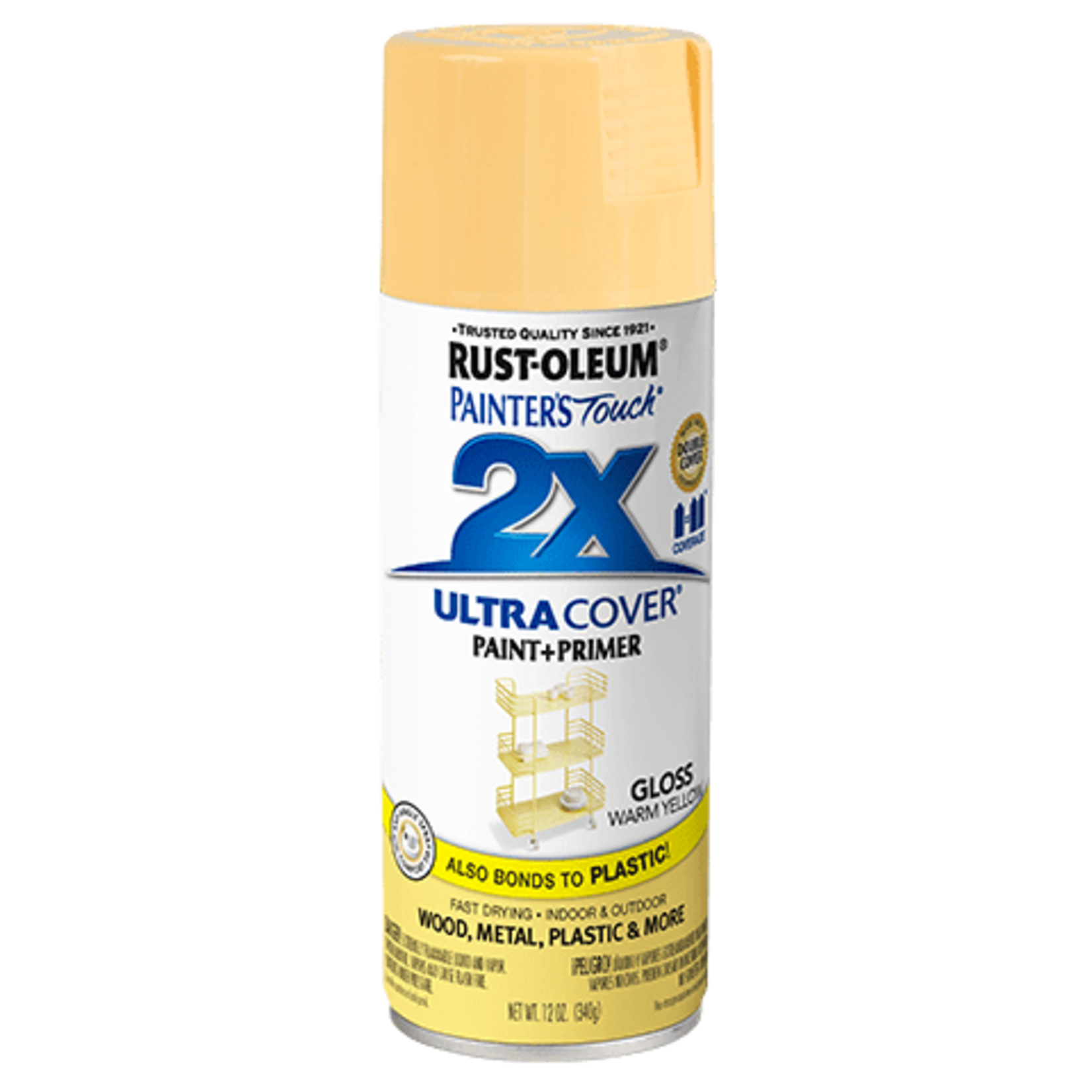 Rustoleum Painter's Touch Spray Paint Gloss 12oz Warm Yellow