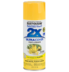 Rustoleum Painter's Touch Spray Paint Gloss 12oz Sun Yellow