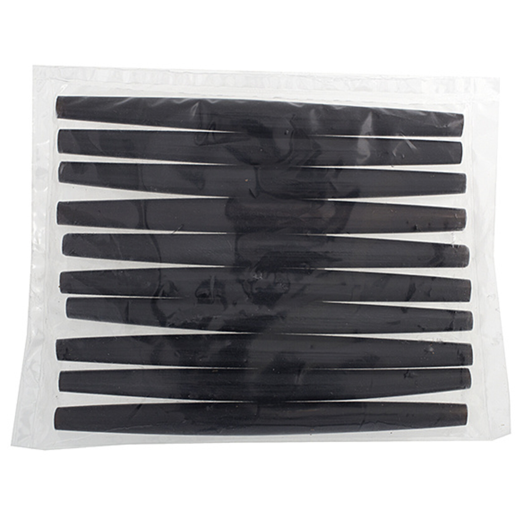 Hairbone Pipe  Worked on Bone  Black 4 Inches(10 pcs) Oval