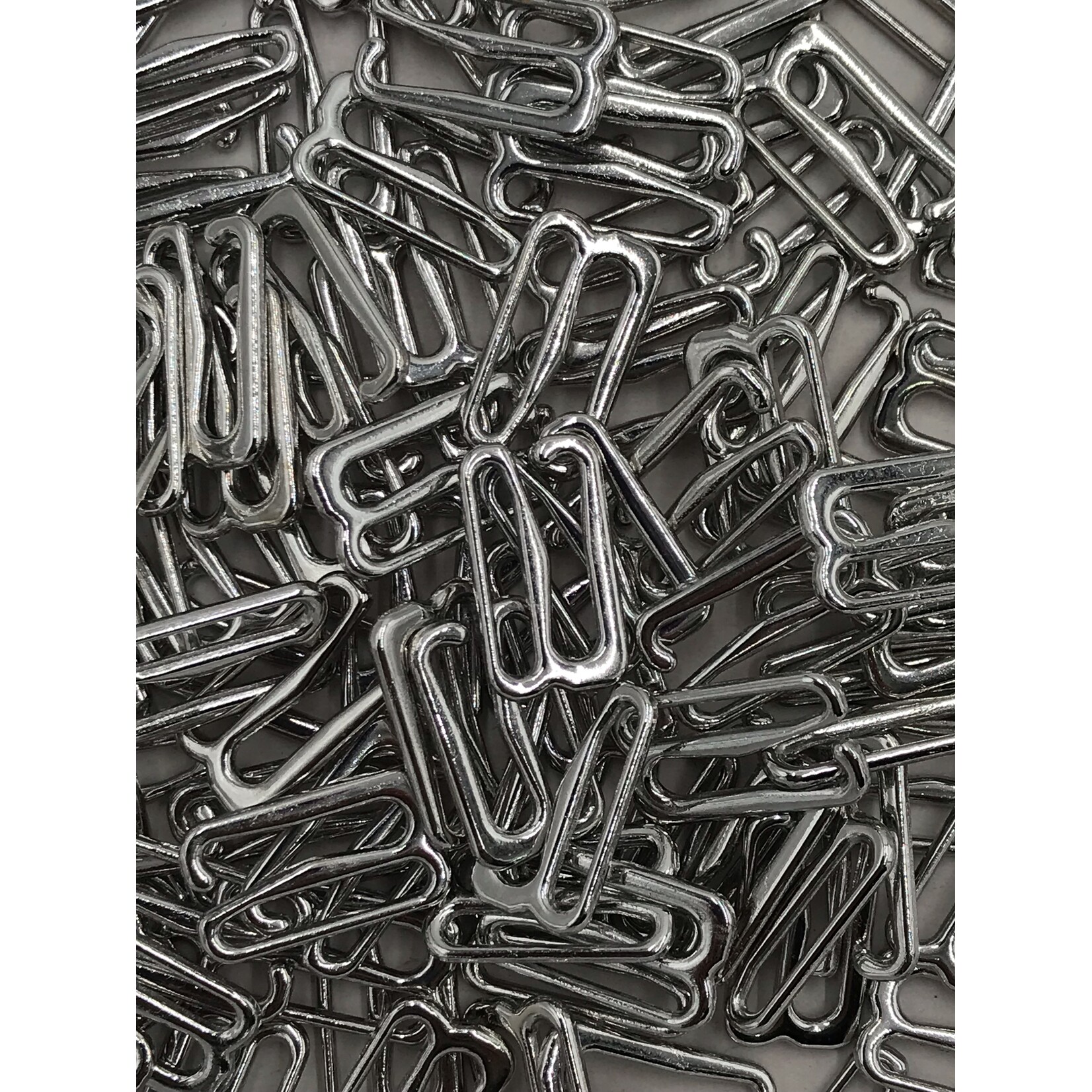 Bra Open Hook (16mm) 5/8Inch (1500/pk) - Silver